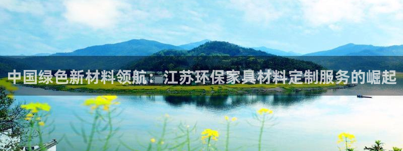 杏宇注册代理：中国绿色新材料领航：江苏环保家具材料定制服务的